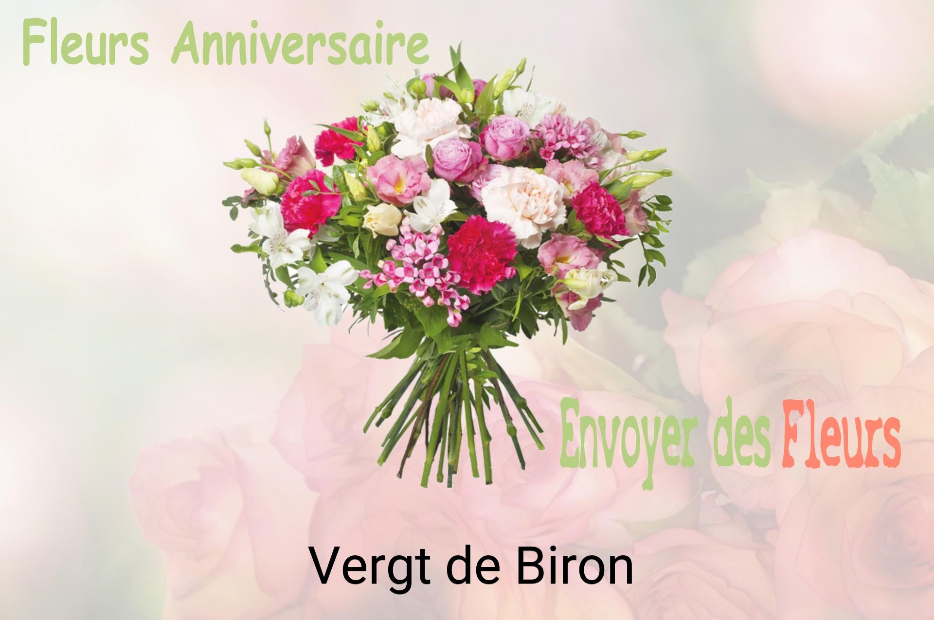 Bouquet de fleurs d’anniversaire livré à Vergt-de-Biron