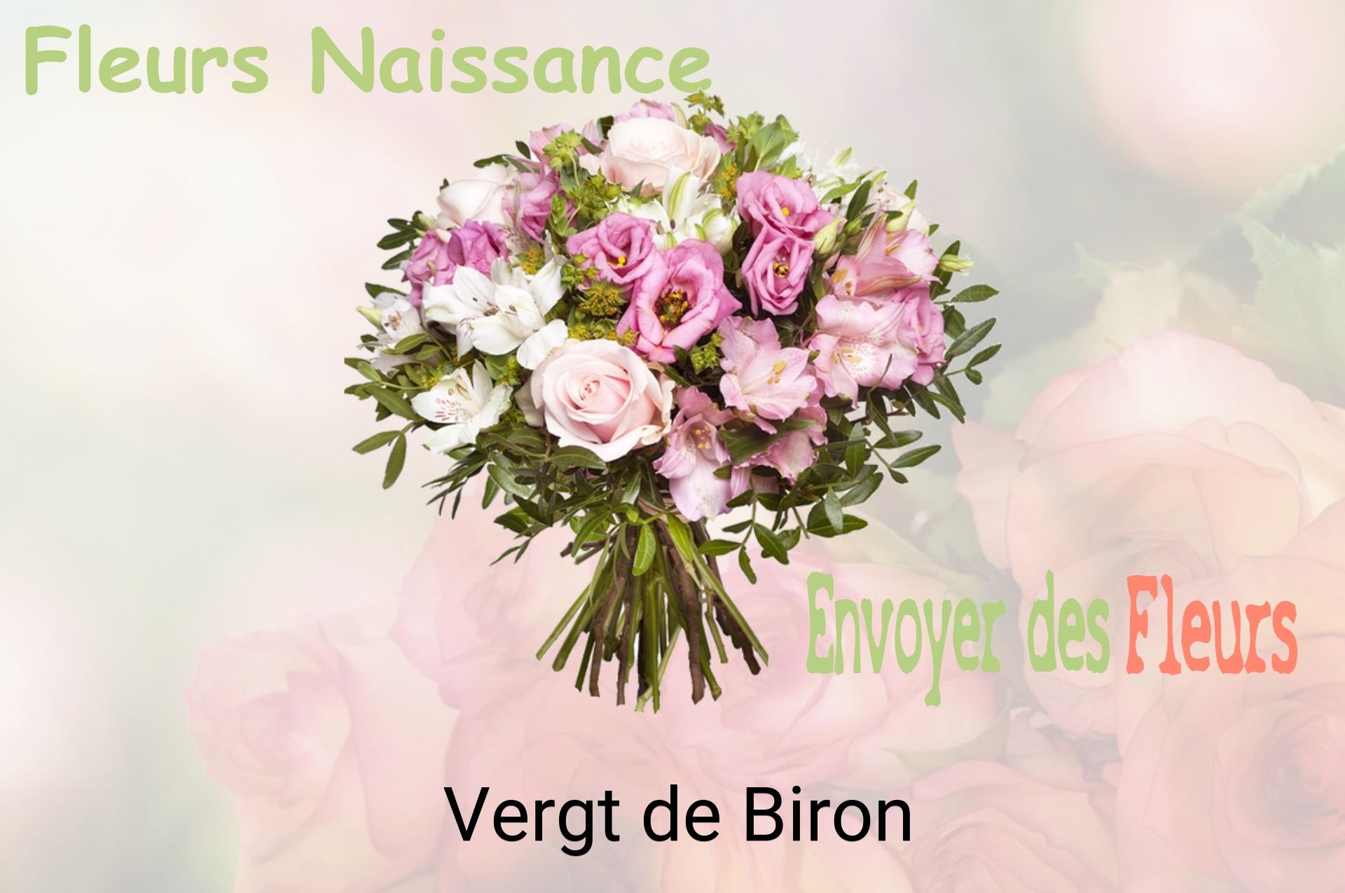 Bouquet de fleurs de naissance livré à Vergt-de-Biron