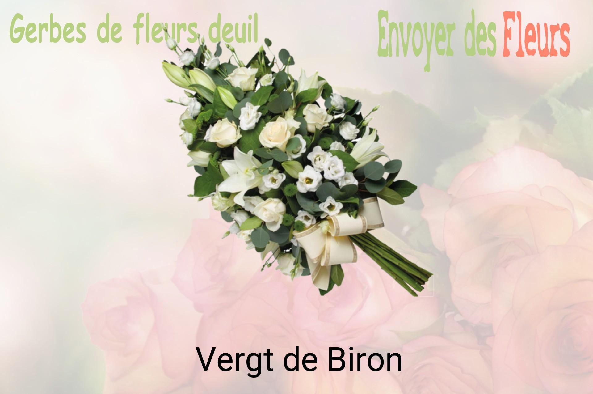 Gerbe de fleurs de deuil livrée à Vergt-de-Biron